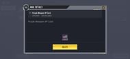 Both the rewards can be claimed through the mail section
